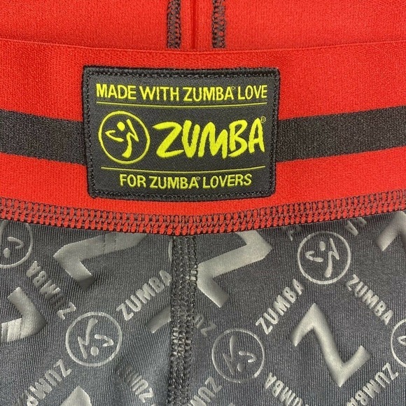Zumba Black Next Level Long Compression Leggings XS NWT - Picture 4 of 8